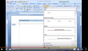 The Office Expert - Create and Save a Custom Header in Word